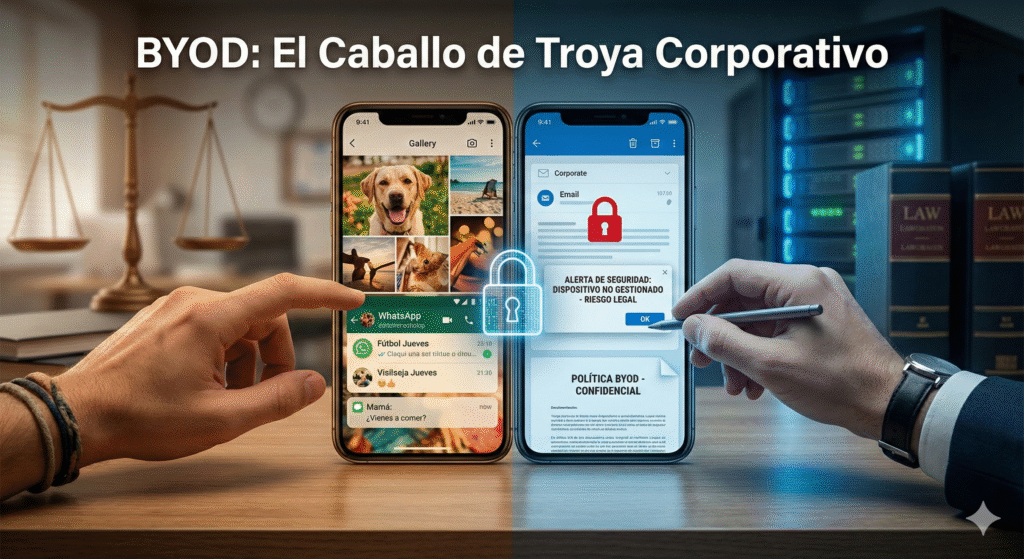 BYOD: ¿Ahorro de costes o suicidio legal? Guía para implementar el uso de dispositivos personales.
