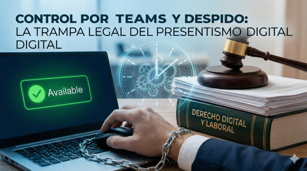 Control por Teams y Despido: Los riesgos legales del "Presentismo Digital" y la vigilancia del empleado